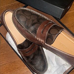 (RE-AVAILABLE )

Coach Men's Brown Loafers